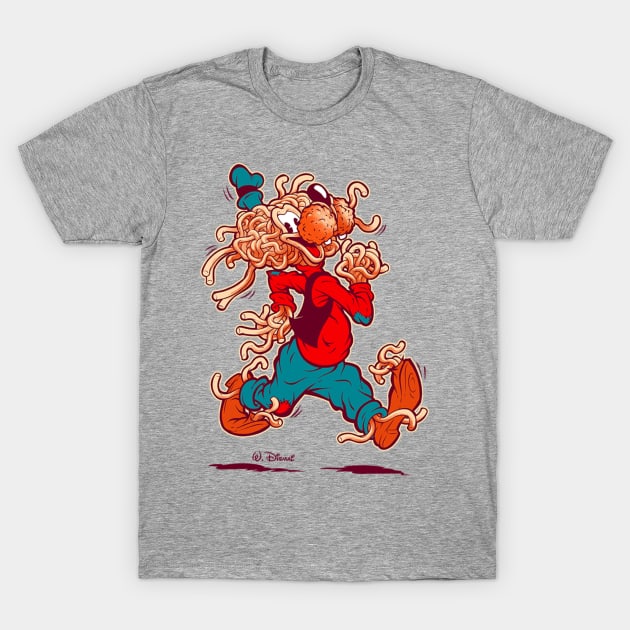 FLYING SPAGHOOFY MONSTER T-Shirt by beastpop